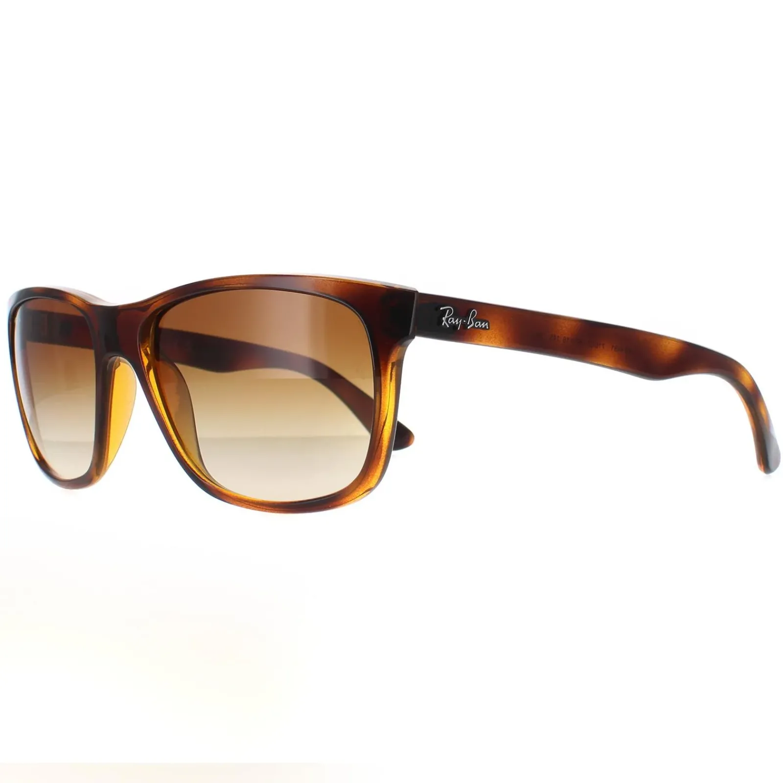 Ray-Ban Rectangle^Sunglasses 4181 710/51 Light Havana Brown Gradient