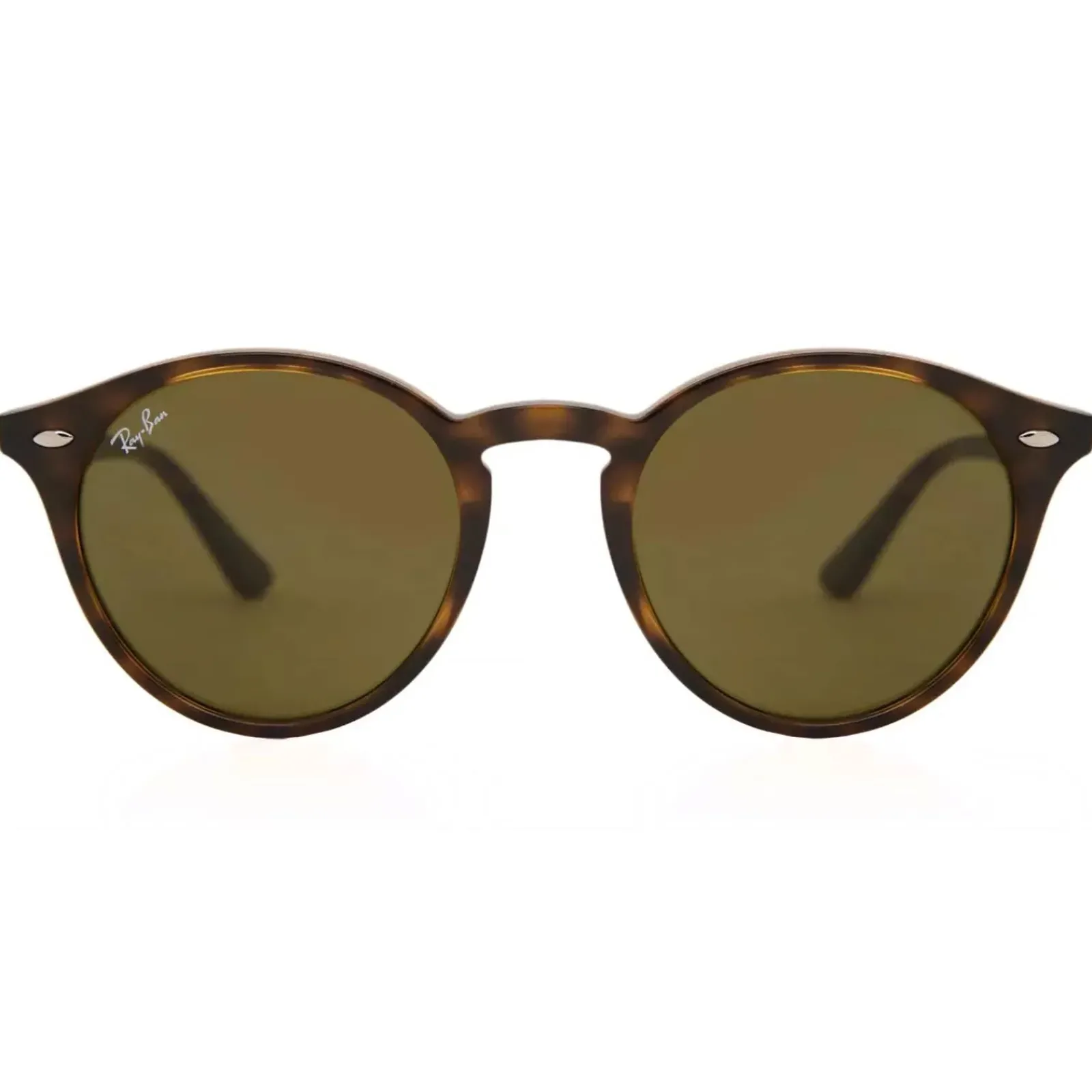 Ray-Ban Round^Sunglasses 2180 710/73 Tortoise Brown B-15