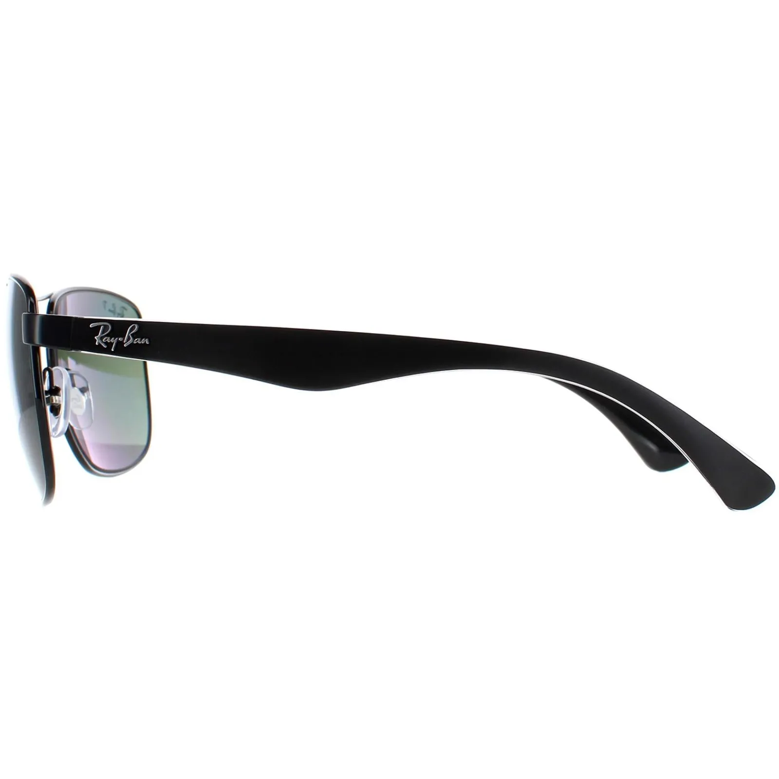 Ray-Ban Polarised^Sunglasses 3533 002/9A Black & Transparent Green Polarized