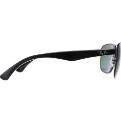 Ray-Ban Polarised^Sunglasses 3533 002/9A Black & Transparent Green Polarized