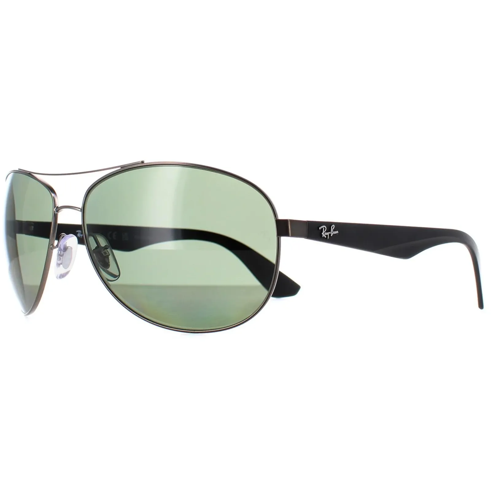 Ray-Ban Polarised^Sunglasses 3526 029/9A Gunmetal & Black Green Polarized