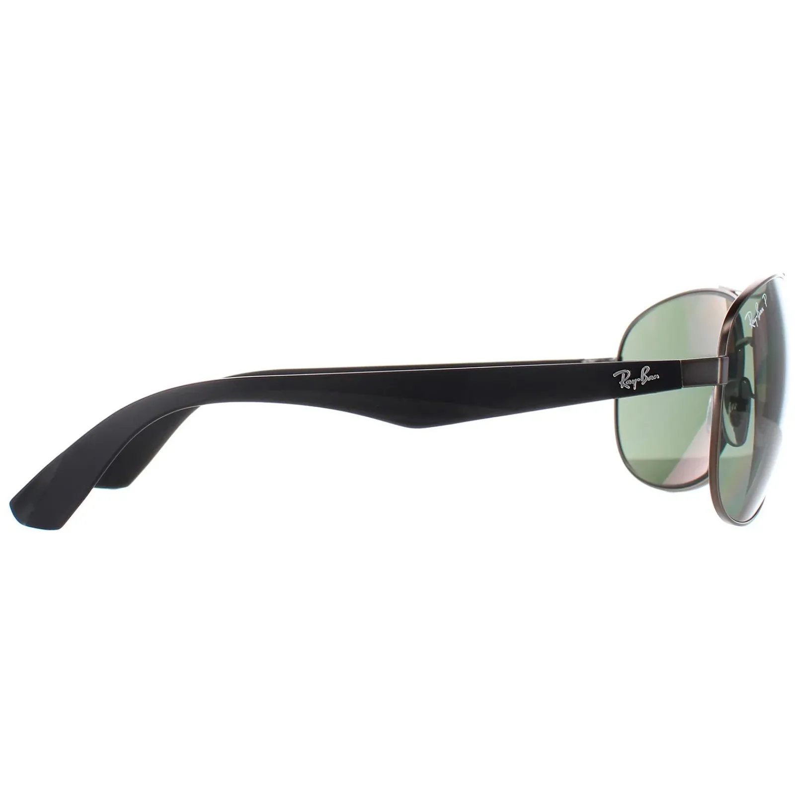 Ray-Ban Polarised^Sunglasses 3526 029/9A Gunmetal & Black Green Polarized
