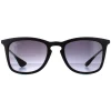 Ray-Ban Rectangle|Ray-Ban^Sunglasses 4221 622/8G Black Rubber Grey Gradient