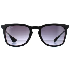 Ray-Ban Rectangle|Ray-Ban^Sunglasses 4221 622/8G Black Rubber Grey Gradient