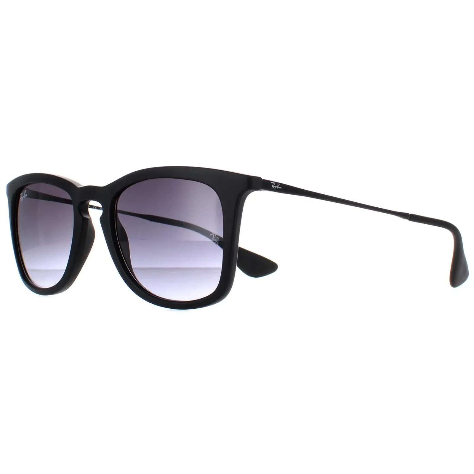 Ray-Ban Rectangle|Ray-Ban^Sunglasses 4221 622/8G Black Rubber Grey Gradient