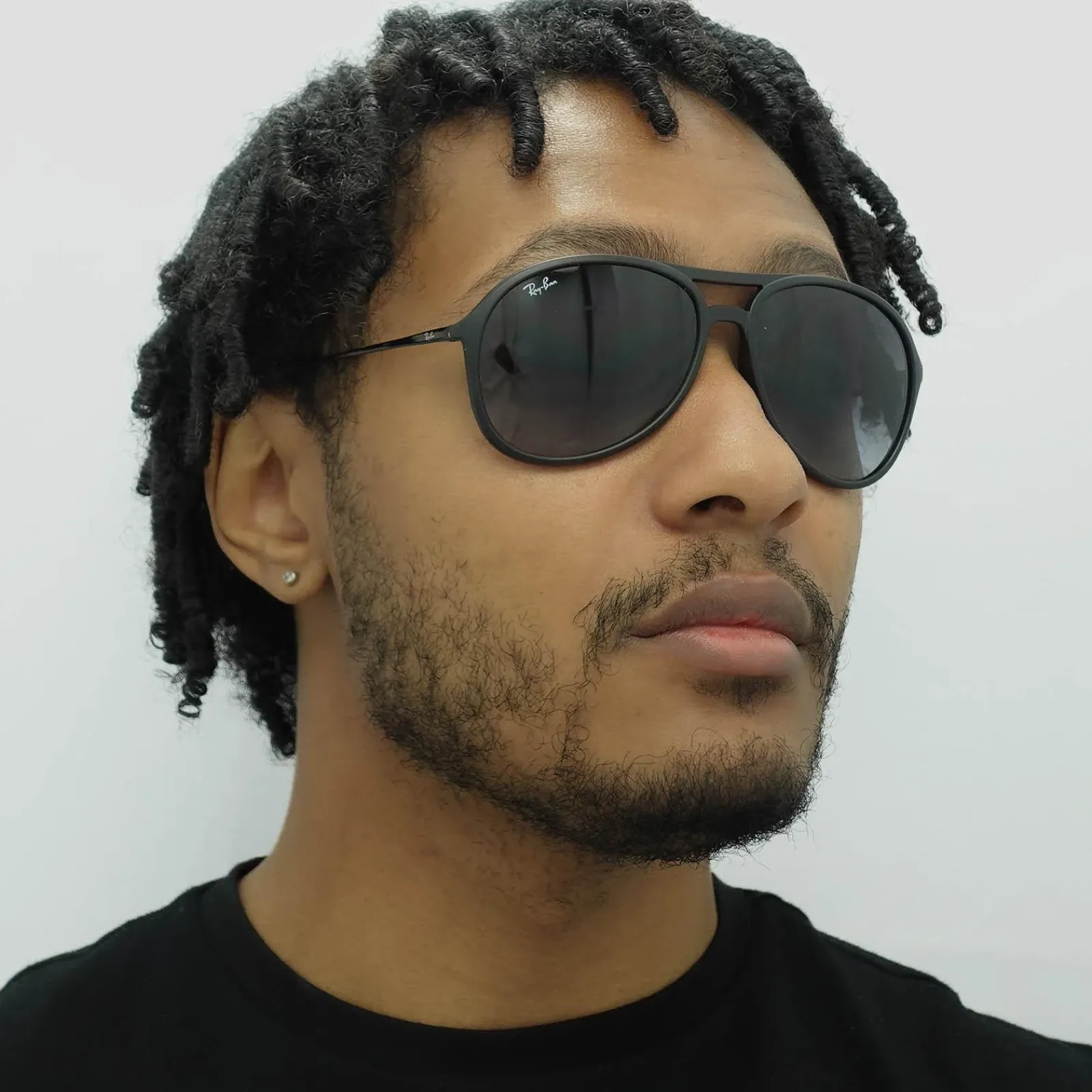 Ray-Ban Ray-Ban|Aviator^Sunglasses Alex 4201 622/8G Rubber Black Grey Gradient