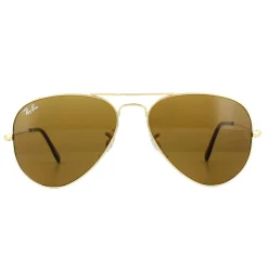 Ray-Ban Ray-Ban|Aviator^Sunglasses Aviator 3025 001/33 Gold Brown 58mm
