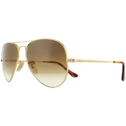 Ray-Ban Ray-Ban|Aviator^Sunglasses Aviator Metal II RB3689 914751 Gold Brown Gradient
