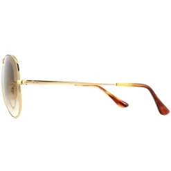 Ray-Ban Ray-Ban|Aviator^Sunglasses Aviator Metal II RB3689 914751 Gold Brown Gradient
