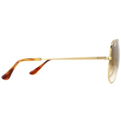 Ray-Ban Ray-Ban|Aviator^Sunglasses Aviator Metal II RB3689 914751 Gold Brown Gradient