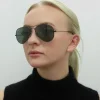 Ray-Ban Polarised|Ray-Ban^Sunglasses Aviator 3025 Black Green Polarized 002/58