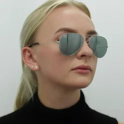 Ray-Ban Ray-Ban|Aviator^Sunglasses Aviator 3025 W3275 Silver Grey Mirror 55mm