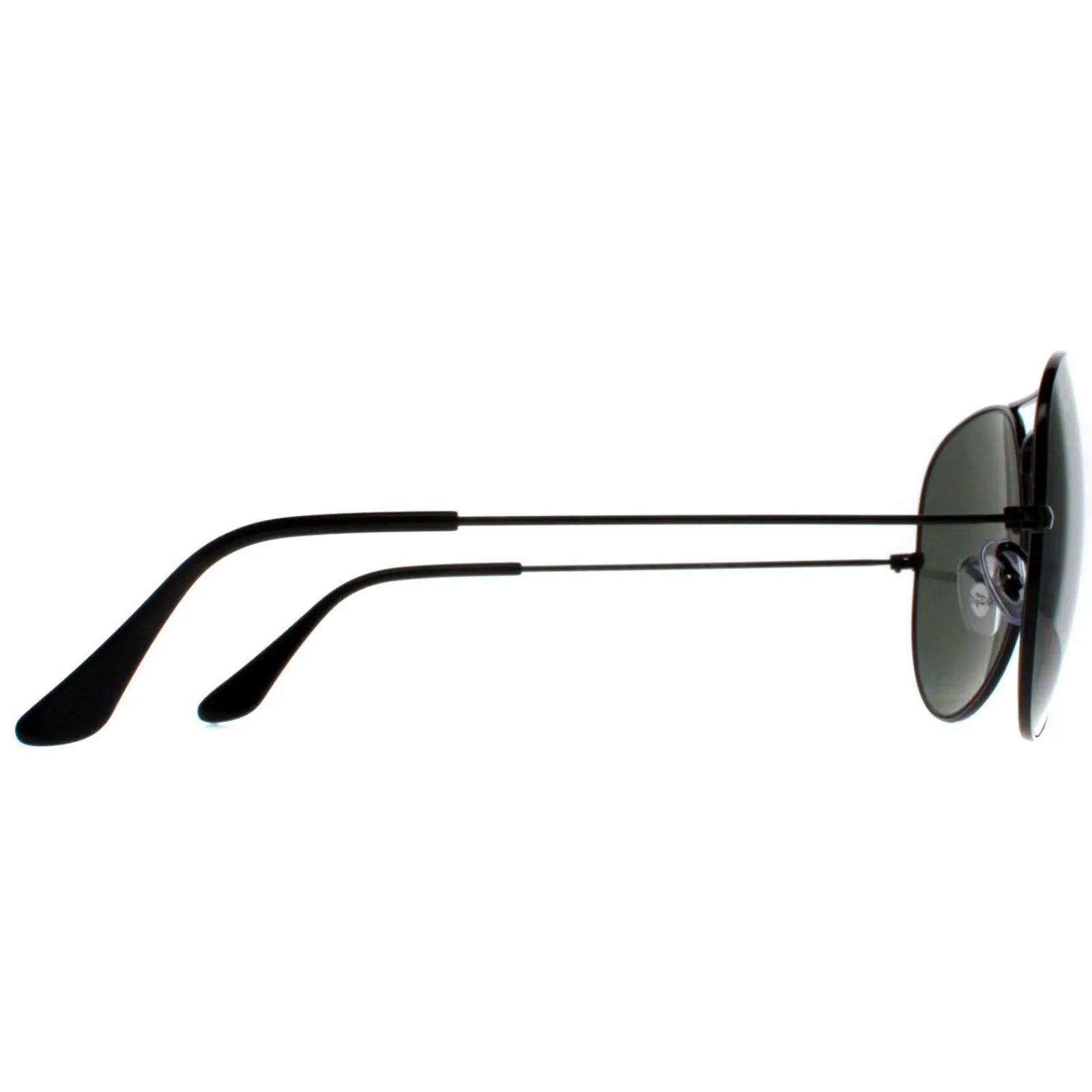 Ray-Ban Polarised|Ray-Ban^Sunglasses Aviator 3025 Black Green Polarized 002/58 62mm