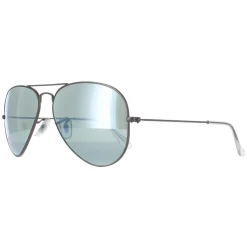 Ray-Ban Ray-Ban|Aviator^Sunglasses Aviator 3025 029/30 Gunmetal Green Silver Mirror 58