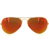 Ray-Ban Ray-Ban|Aviator^Sunglasses Aviator 3025 112/69 Matt Gold Brown Mirror 58mm