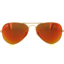 Ray-Ban Ray-Ban|Aviator^Sunglasses Aviator 3025 112/69 Matt Gold Brown Mirror 58mm