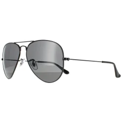 Ray-Ban Polarised|Ray-Ban^Sunglasses Aviator 3025 002/48 Polished Black Black Polarized