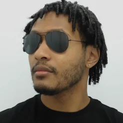 Ray-Ban Polarised|Ray-Ban^Sunglasses Aviator 3025 002/48 Polished Black Black Polarized