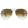 Ray-Ban Ray-Ban|Ray-Ban^Sunglasses Aviator RB3025 Gunmetal Brown Gradient 004/51 Large