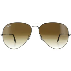 Ray-Ban Ray-Ban|Ray-Ban^Sunglasses Aviator RB3025 Gunmetal Brown Gradient 004/51 Large