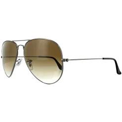 Ray-Ban Ray-Ban|Ray-Ban^Sunglasses Aviator RB3025 Gunmetal Brown Gradient 004/51 Large