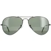 Ray-Ban Polarised|Ray-Ban^Sunglasses Aviator 3025 W3361 Polished Black Green G-15 Polari