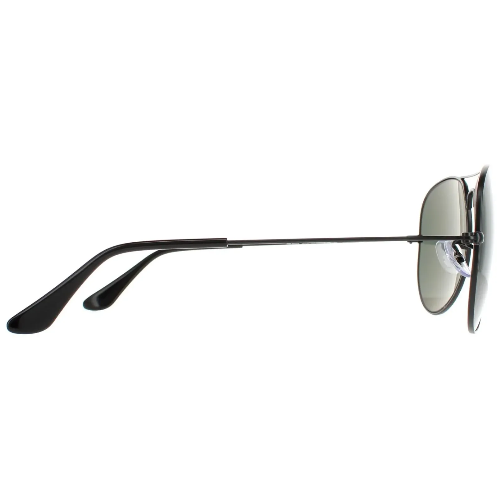 Ray-Ban Polarised|Ray-Ban^Sunglasses Aviator 3025 W3361 Polished Black Green G-15 Polari