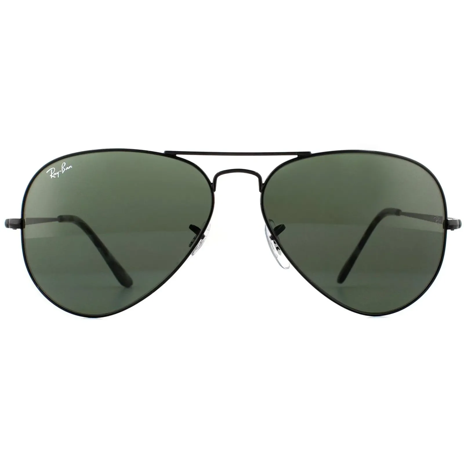 Ray-Ban Ray-Ban|Aviator^Sunglasses Aviator Metal II RB3689 914831 Black Green