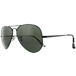 Ray-Ban Ray-Ban|Aviator^Sunglasses Aviator Metal II RB3689 914831 Black Green