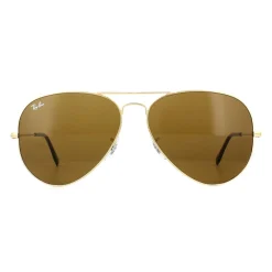 Ray-Ban Ray-Ban|Aviator^Sunglasses Aviator 3025 001/33 Gold Brown 62mm