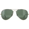 Ray-Ban Ray-Ban|Aviator^Sunglasses Aviator 3025 001 Gold Green 62mm
