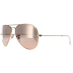 Ray-Ban Ray-Ban|Aviator^Sunglasses Aviator 3025 Gold Brown-Pink Silver Mirror 001/3E 5