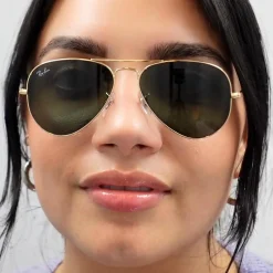 Ray-Ban Ray-Ban|Aviator^Sunglasses Aviator 3025 W3234 Gold Green