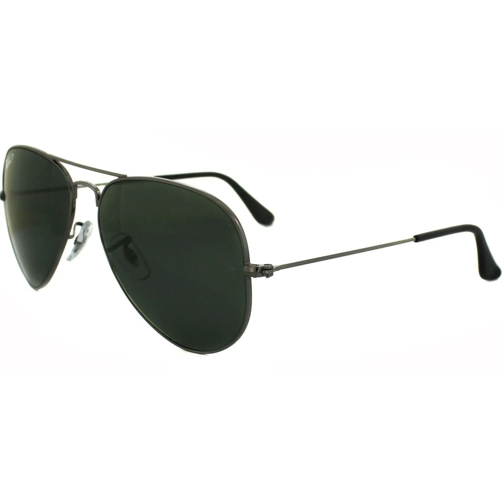 Ray-Ban Polarised|Ray-Ban^Sunglasses Aviator 3025 Gunmetal Green Polarized 004/58