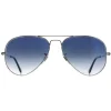Ray-Ban Ray-Ban|Aviator^Sunglasses Aviator 3025 Silver Gradient Light Blue 003/3F 55mm