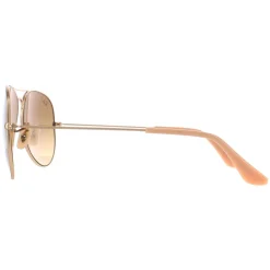 Ray-Ban Polarised^Sunglasses Aviator 3025 112/M2 Shiny Gold Brown Gradient Polar