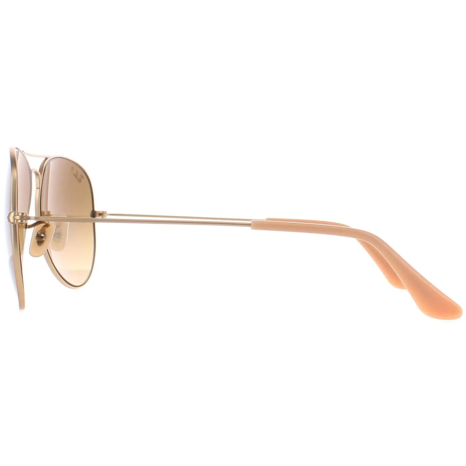 Ray-Ban Polarised^Sunglasses Aviator 3025 112/M2 Shiny Gold Brown Gradient Polar