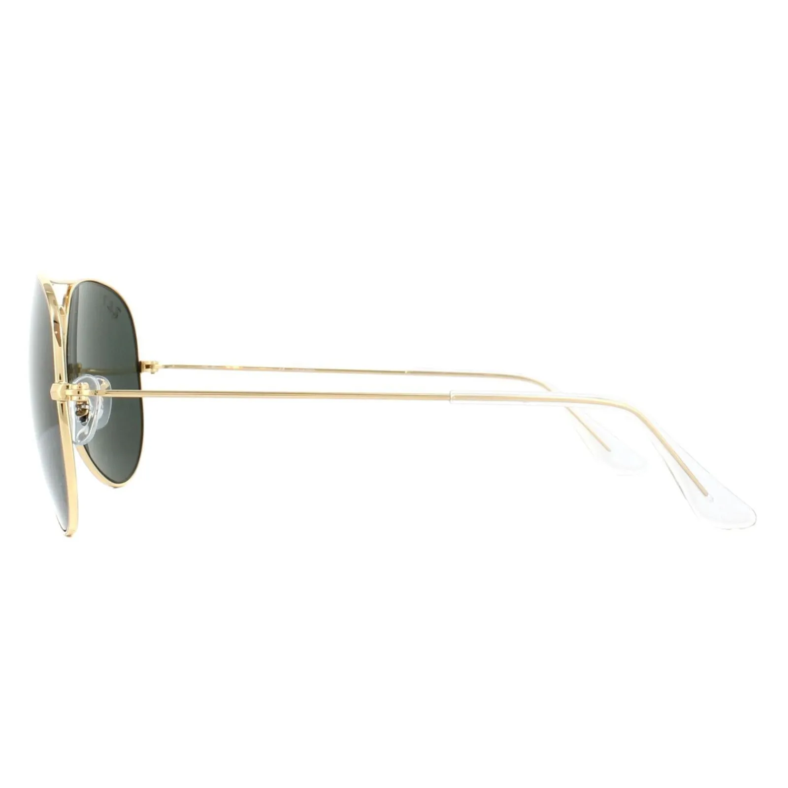 Ray-Ban Polarised|Ray-Ban^Sunglasses Aviator 3025 Gold Green Polarized 001/58 62mm