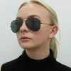 Ray-Ban Polarised|Ray-Ban^Sunglasses Aviator 3025 002/58 Black Polarized