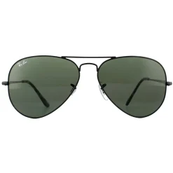 Ray-Ban Ray-Ban|Aviator^Sunglasses Aviator Metal II RB3689 914831 Black Green