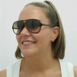 Ray-Ban Ray-Ban|Aviator^Sunglasses Cats 5000 4125 710/51 Havana Brown