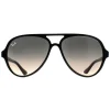 Ray-Ban Ray-Ban|Aviator^Sunglasses Cats 5000 4125 601/32 Black Grey Gradient