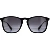 Ray-Ban Ray-Ban|Ray-Ban^Sunglasses Chris 4187 622/8G Rubber Black Gradient Grey