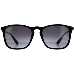 Ray-Ban Ray-Ban|Ray-Ban^Sunglasses Chris 4187 622/8G Rubber Black Gradient Grey
