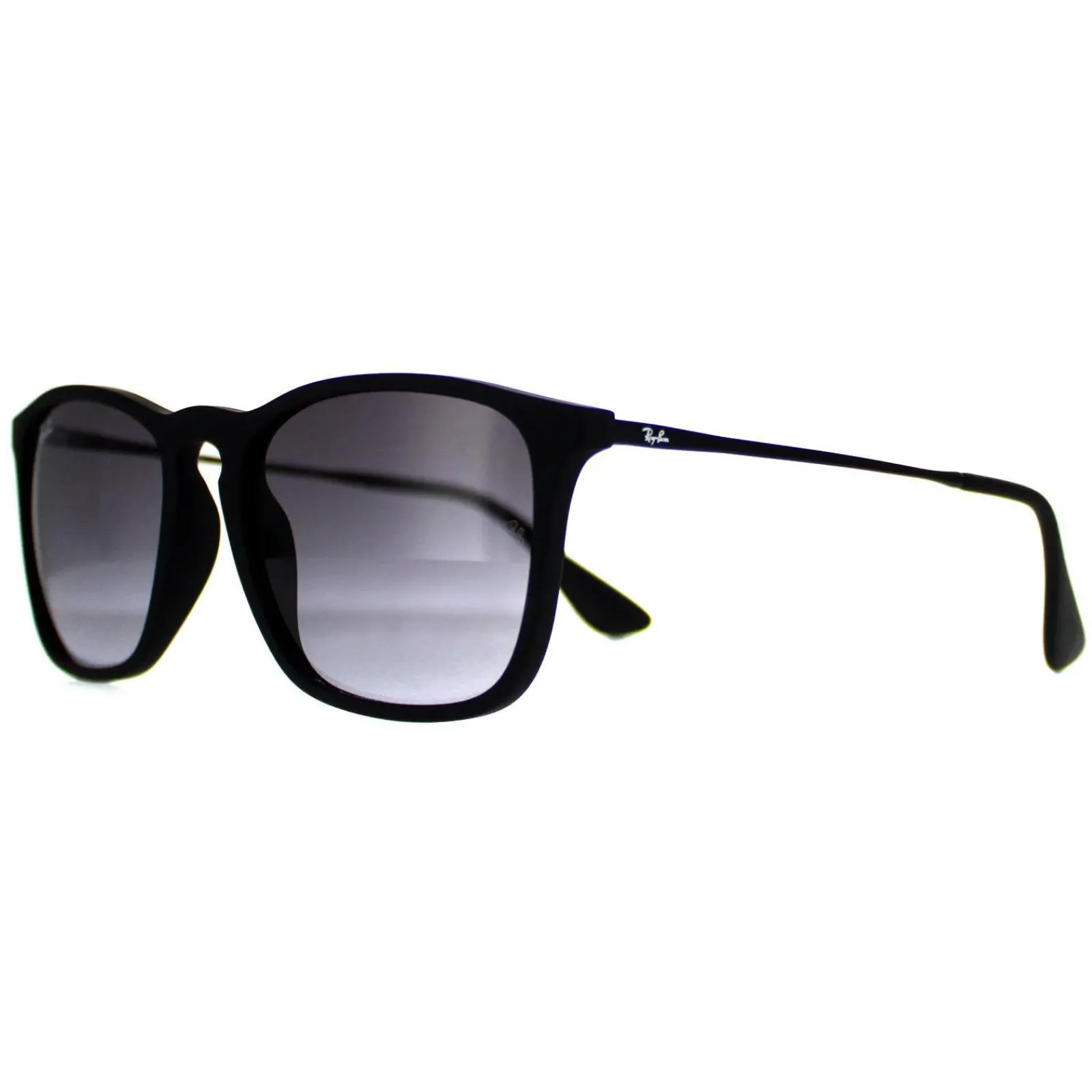 Ray-Ban Ray-Ban|Ray-Ban^Sunglasses Chris 4187 622/8G Rubber Black Gradient Grey