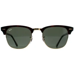 Ray-Ban Polarised|Ray-Ban^Rayban Sunglasses Clubmaster 3016 990/58 Red Havana Green Polarized La