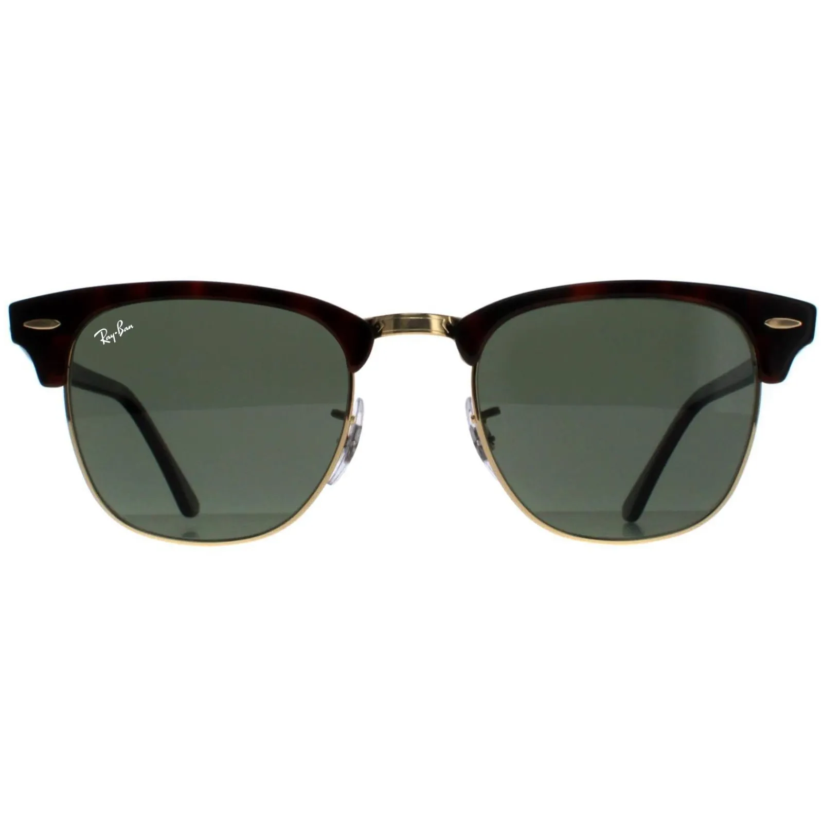 Ray-Ban Polarised|Ray-Ban^Rayban Sunglasses Clubmaster 3016 990/58 Red Havana Green Polarized La