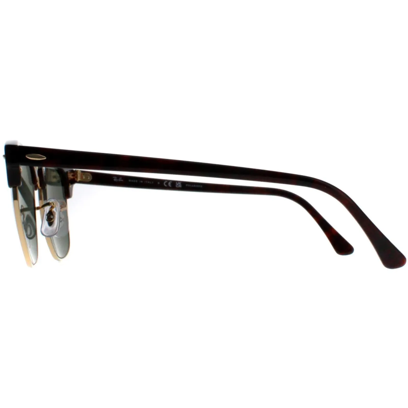 Ray-Ban Polarised|Ray-Ban^Rayban Sunglasses Clubmaster 3016 990/58 Red Havana Green Polarized La