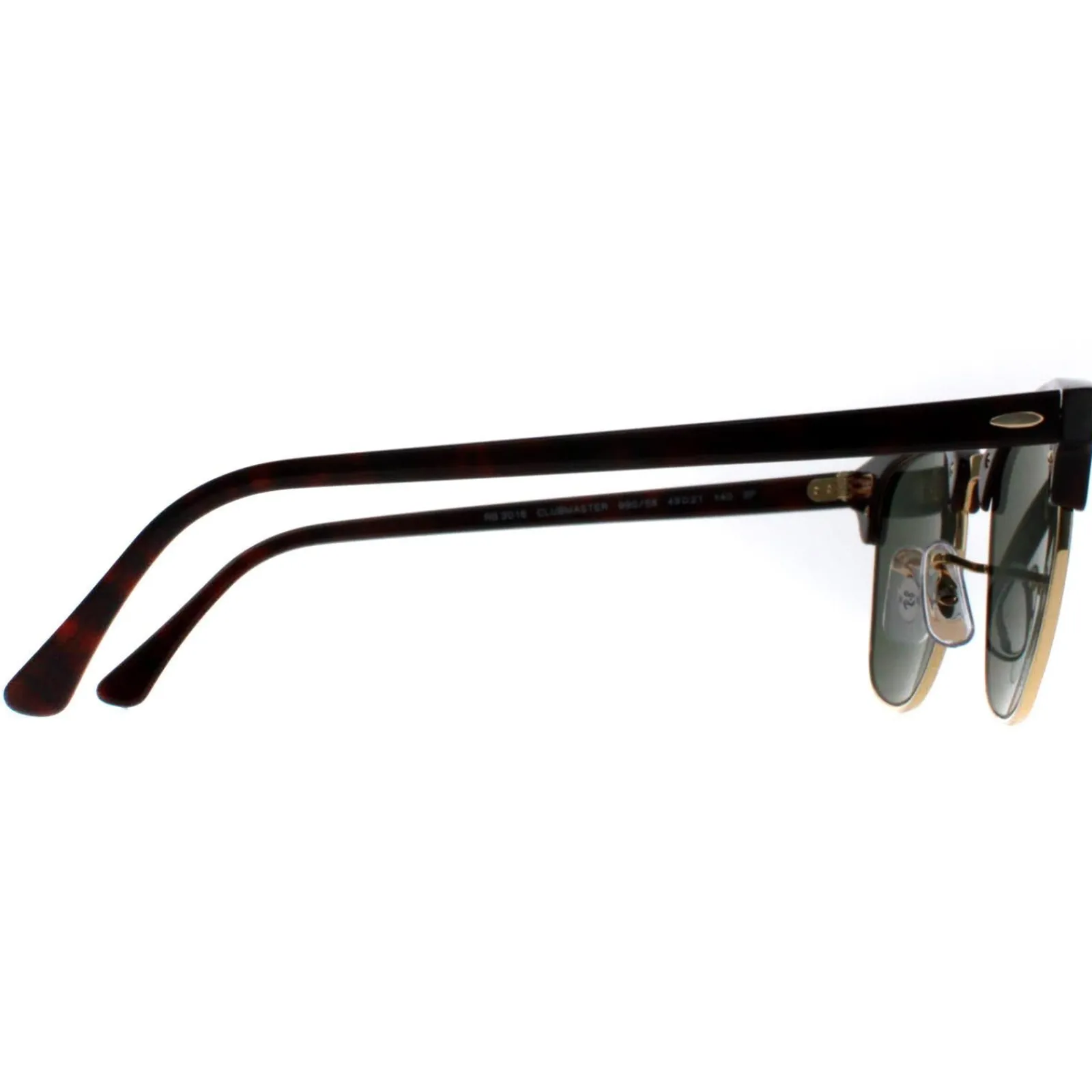 Ray-Ban Polarised|Ray-Ban^Rayban Sunglasses Clubmaster 3016 990/58 Red Havana Green Polarized La