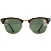 Ray-Ban Ray-Ban|Ray-Ban^Sunglasses Clubmaster 3016 W0366 Havana Green G-15 Large 51mm